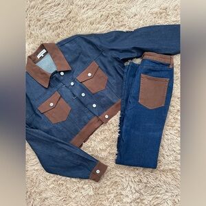 WeWoreWhat colorblock set